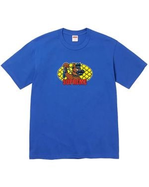 Supreme T-Shirt Mit Grafischem Print - Blau