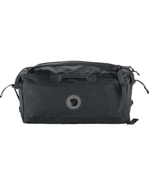 Fjallraven Logo Duffel Bag - Black