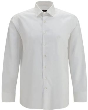 Etro Roma Logo-Embroidered Shirt - White