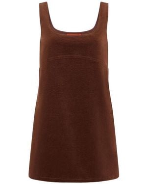 Simon Miller Sahara Corduroy Cotton Mini Dress - Braun