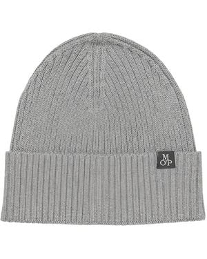 Marc O' Polo Ribbed-Knit Beanie - Gray