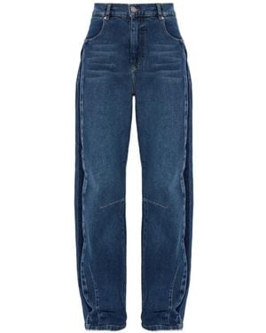 Munthe Bohdi Long Jeans - Blau