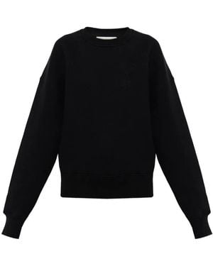 Ami Paris Ami De Coeur Sweater - Black