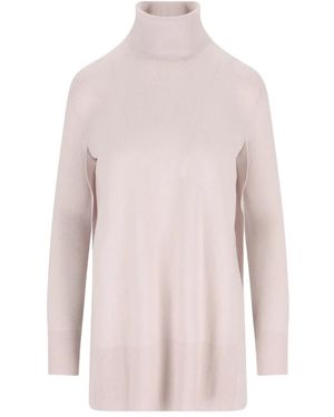 Alpha Studio Jersey con dobladillo de canalé - Rosa