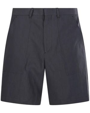 Lardini Flap-Pocket Shorts - Grey