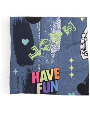 Destin Print Scarf - Blue