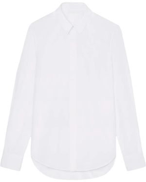 Wardrobe NYC Long-Sleeve Cotton Shirt - White