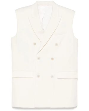 Wardrobe NYC Double-Breasted Waistcoat - Natural