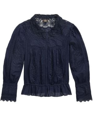 RRL Blusa Con Inserti