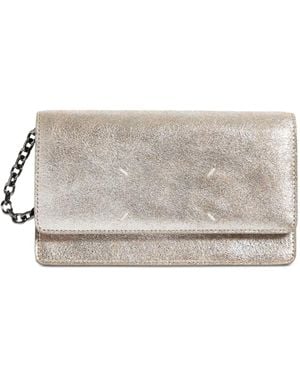 Maison Margiela Four Stitches Chain Wallet - Natural