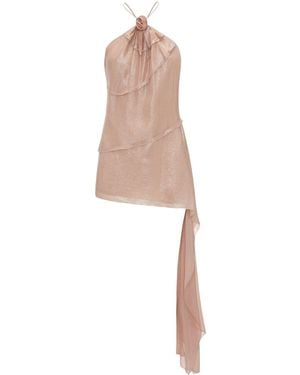 Victoria Beckham Flower-Detail Cami Top - Natural