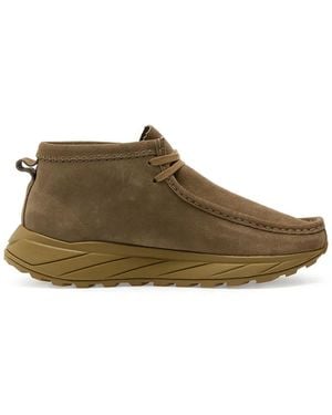 Clarks Wallabee Eden Boots - Brown
