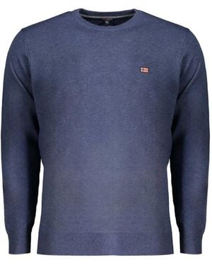 Norway 1963 Logo-Appliqué Crew-Neck Jumper - Blue