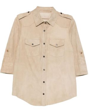 Salvatore Santoro Chest-Pockets Buttoned Jacket - Natural