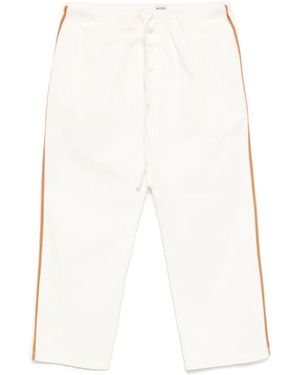 Bode Pantaloni Baseball - Bianco