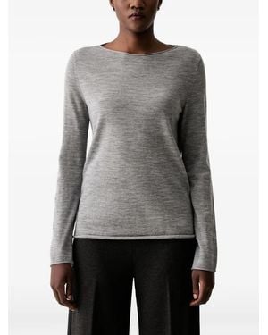 Marc O' Polo Boat-Neck T-Shirt - Gray