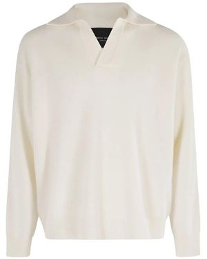 Roberto Collina Vネック Tシャツ - ホワイト