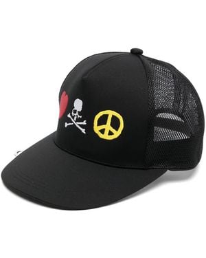 MASTERMIND WORLD Logo-Embroidered Cap - Black
