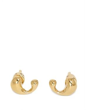 Maria Black Dolphin Pool Stud Earrings - Metallic
