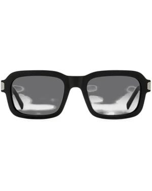 MCM Mw0030 Rectangular-Frame Sunglasses - Black