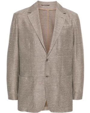 Canali Blazer Monopetto - Marrone
