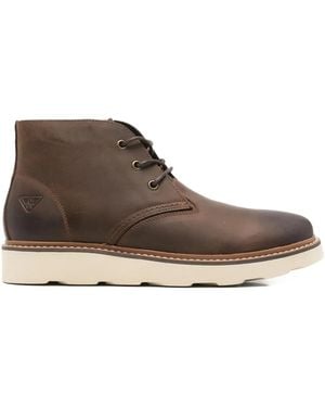 Docksteps Lace-Up Leather Boots - Brown