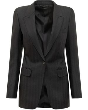 Tom Ford Notched-Lapel Single-Breasted Blazer - Black