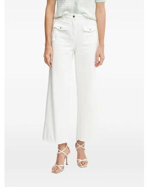 Morgan Cropped Jeans - White