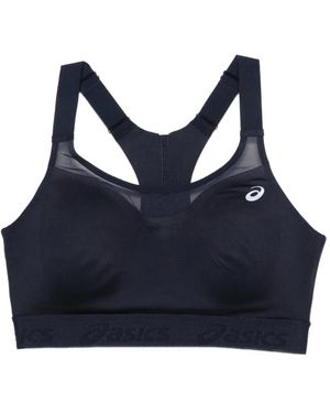 Asics Road Combination Mesh Panel Bra - Blue