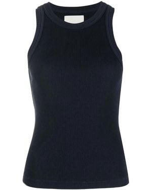 Citizens of Humanity Sleeveless Ribbed Top - Blue
