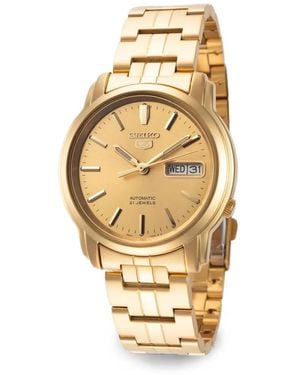Seiko Series 5 43Mm Watch - Metallic