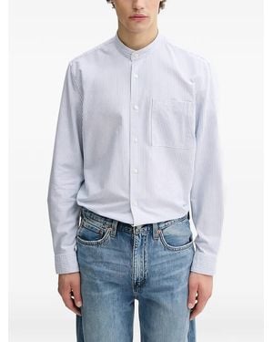 Marc O' Polo Striped Pocket Shirt - White