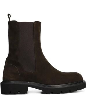 Evaluna Suede Chelsea Boots - Black