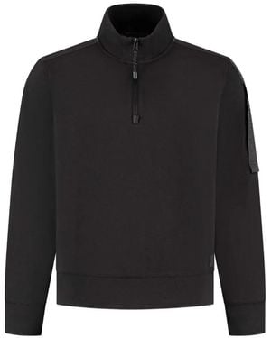 Parajumpers Ellingtone Zip Closure Sweatshirt - Black