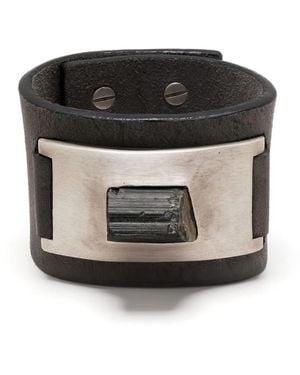 Parts Of 4 Amulet Lederarmband - Schwarz
