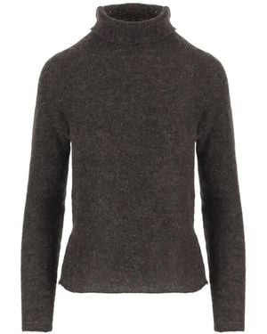 Bruno Manetti Sequin-Embellished Roll-Neck Jumper - Black