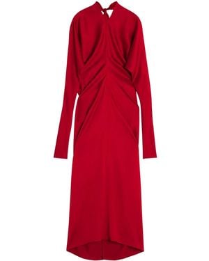 Lanvin Draped Fitted Dress Rwdr00186041P25 - Red