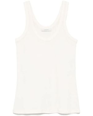 Lemaire Cotton Tank Top - White