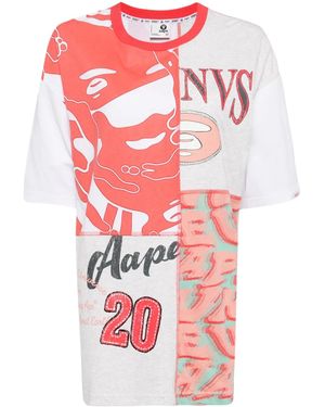 Aape By A Bathing Ape グラフィック Tシャツ - レッド