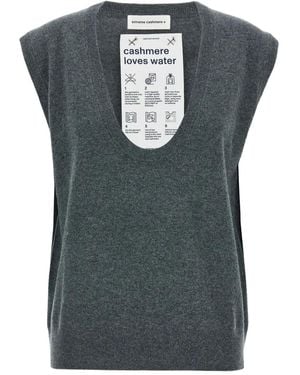 Extreme Cashmere N°423 Lord カシミアベスト - グレー