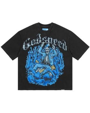 Godspeed Graphic-Print T-Shirt - Blue
