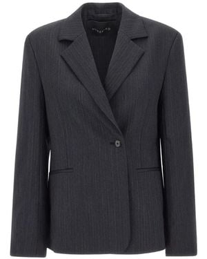 Herskind Janet Pinstripe-Pattern Blazer - Blue