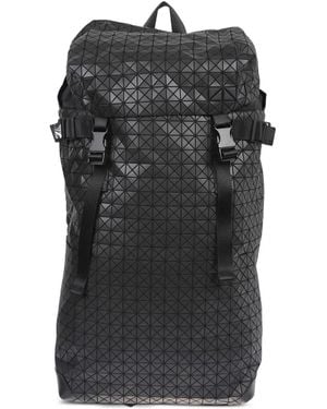 Issey Miyake Geometric-Pattern Backpack - Black