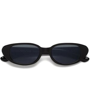 Retrosuperfuture Oval-Frame Sunglasses - Black