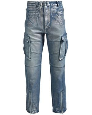 BREATH Logo-Patch Jeans - Blue