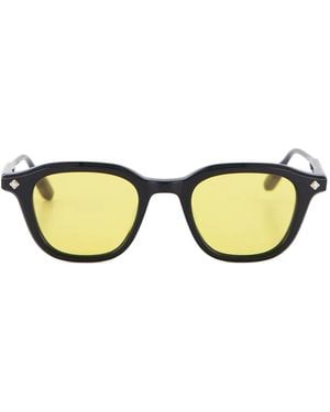 Lunetterie Generale Enigma Square-Frame Sunglasses - Metallic