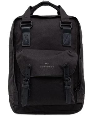 Doughnut Macaron Meditative Darks Series Rucksack Mit Schnallenverschluss - Schwarz