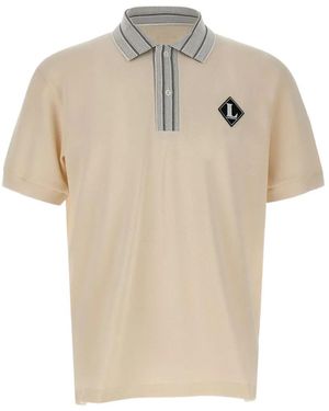 Lacoste Logo-Crest Piqué Polo Shirt - Natural