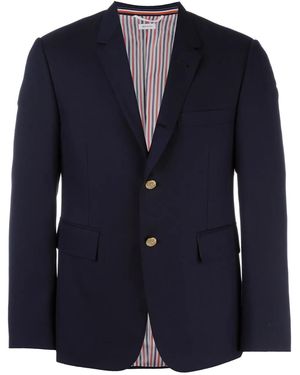 Thom Browne スーパー120s 平織り スーツ - ブルー