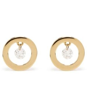 Ponte Vecchio Vega ホワイトダイヤモンド ピアス 18kイエローゴールド - メタリック